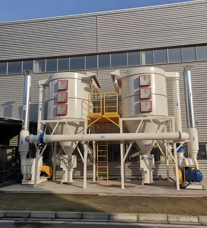 北京嵩安除塵設(shè)備在化工廠安裝效果圖